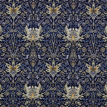 Avington Indigo Fabric by the Metre